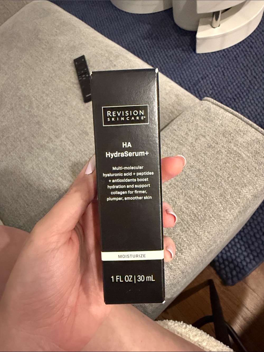 Revision Skincare HA HydraSerum+ Hydrating Face Serum — Black